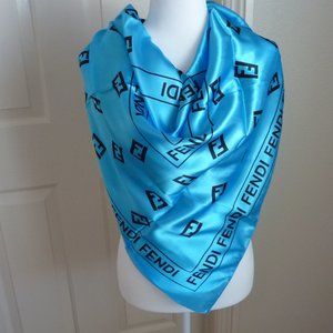 Fendi 100% Silk Scarf 39"